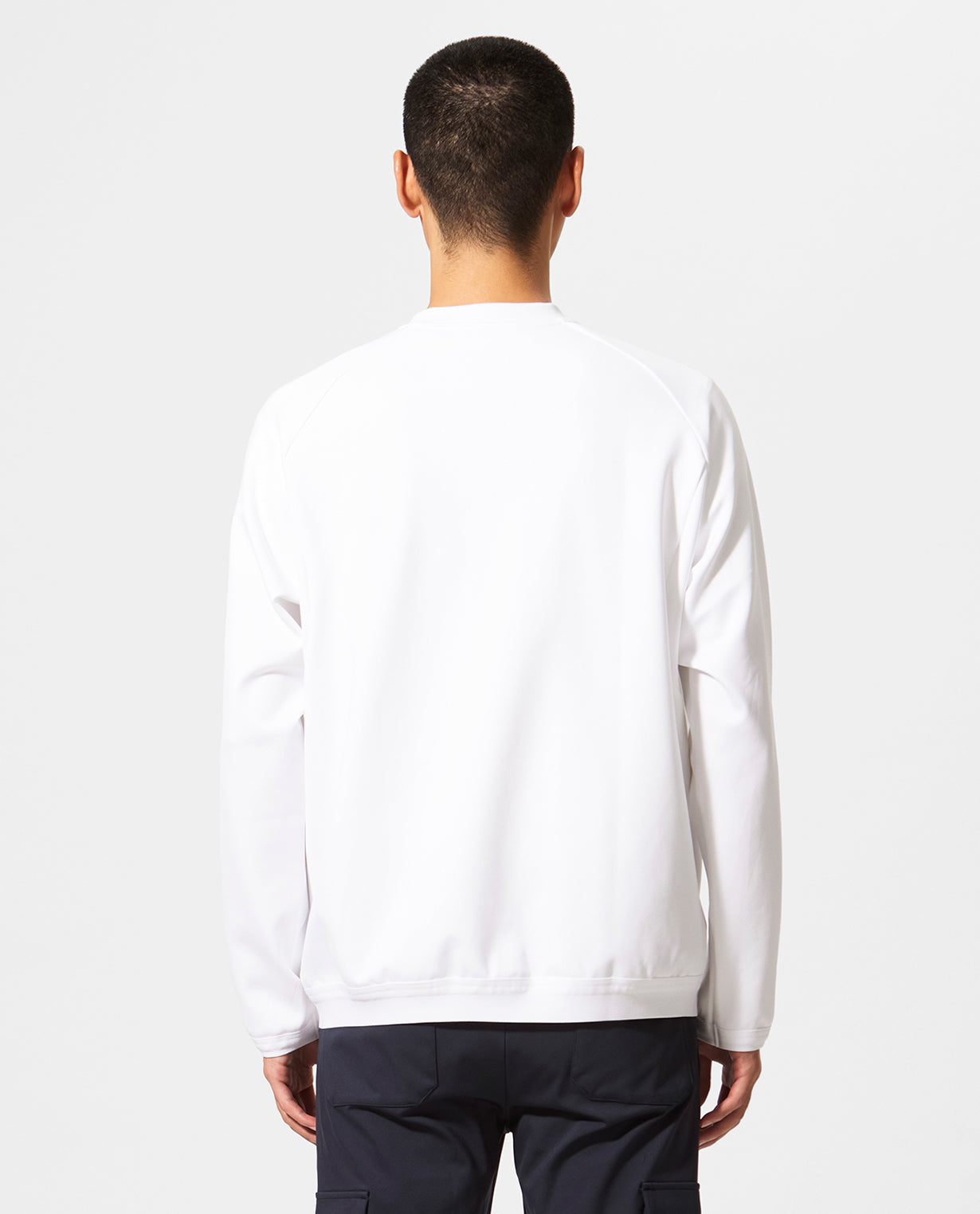 088_D ”2Dダンボールニット”クルーネック (ホワイト) – K-3B OFFICIAL SITE