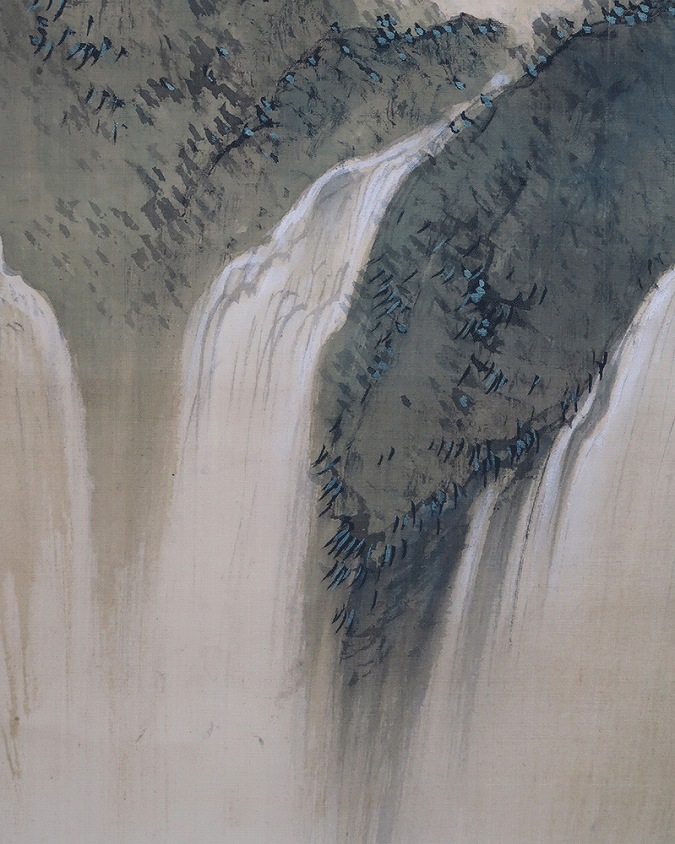 田中頼璋 渓山飛瀑圖 | 掛軸(掛け軸)販売／表装ご依頼は掛軸いっぷく