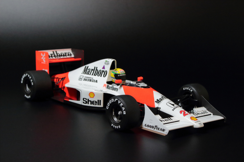 1/20 Tamiya McLaren MP4/5B 完成 | Kenji's Scale Model Workshop