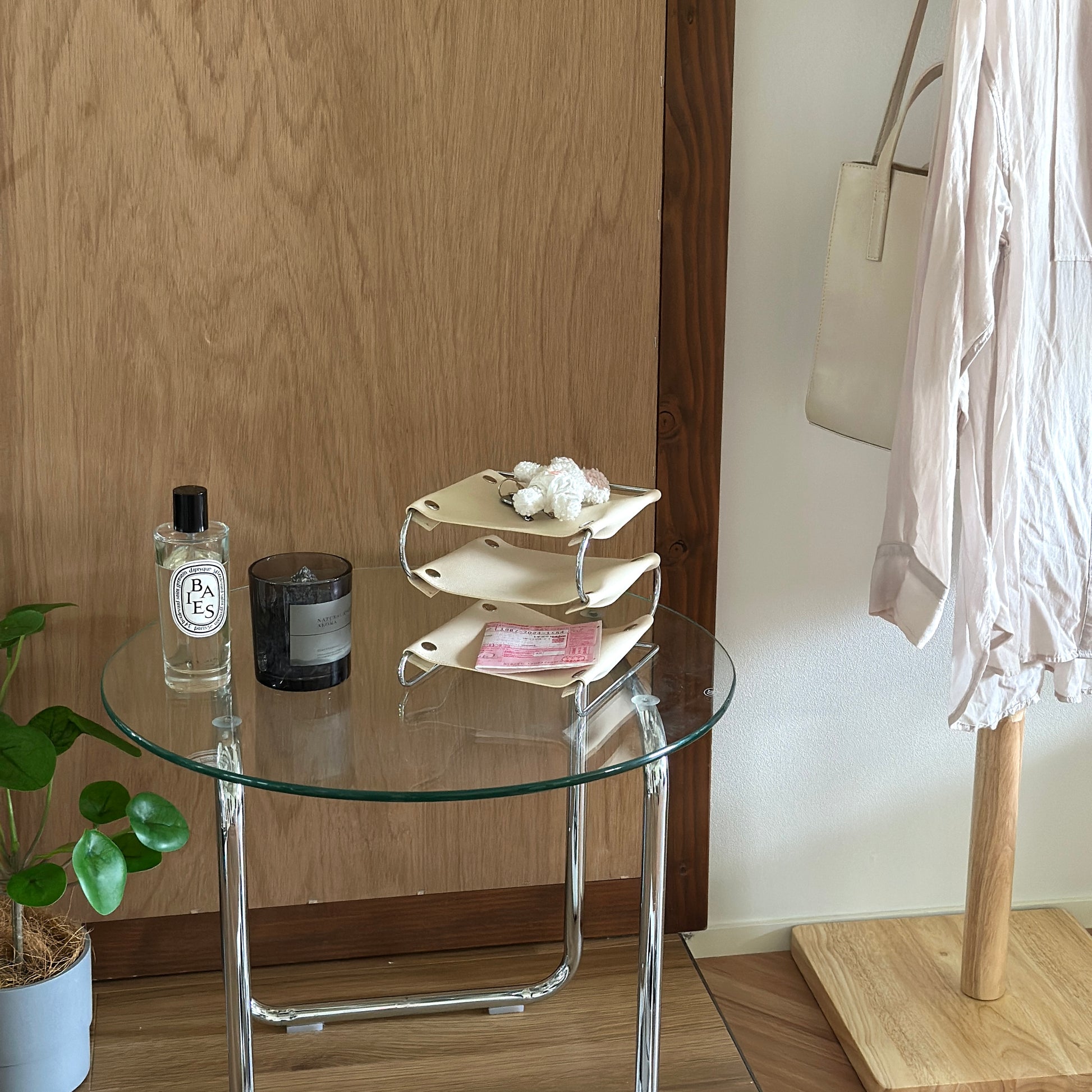 トレイ｜レザー調3段トレイ - インテリアセレクト territory