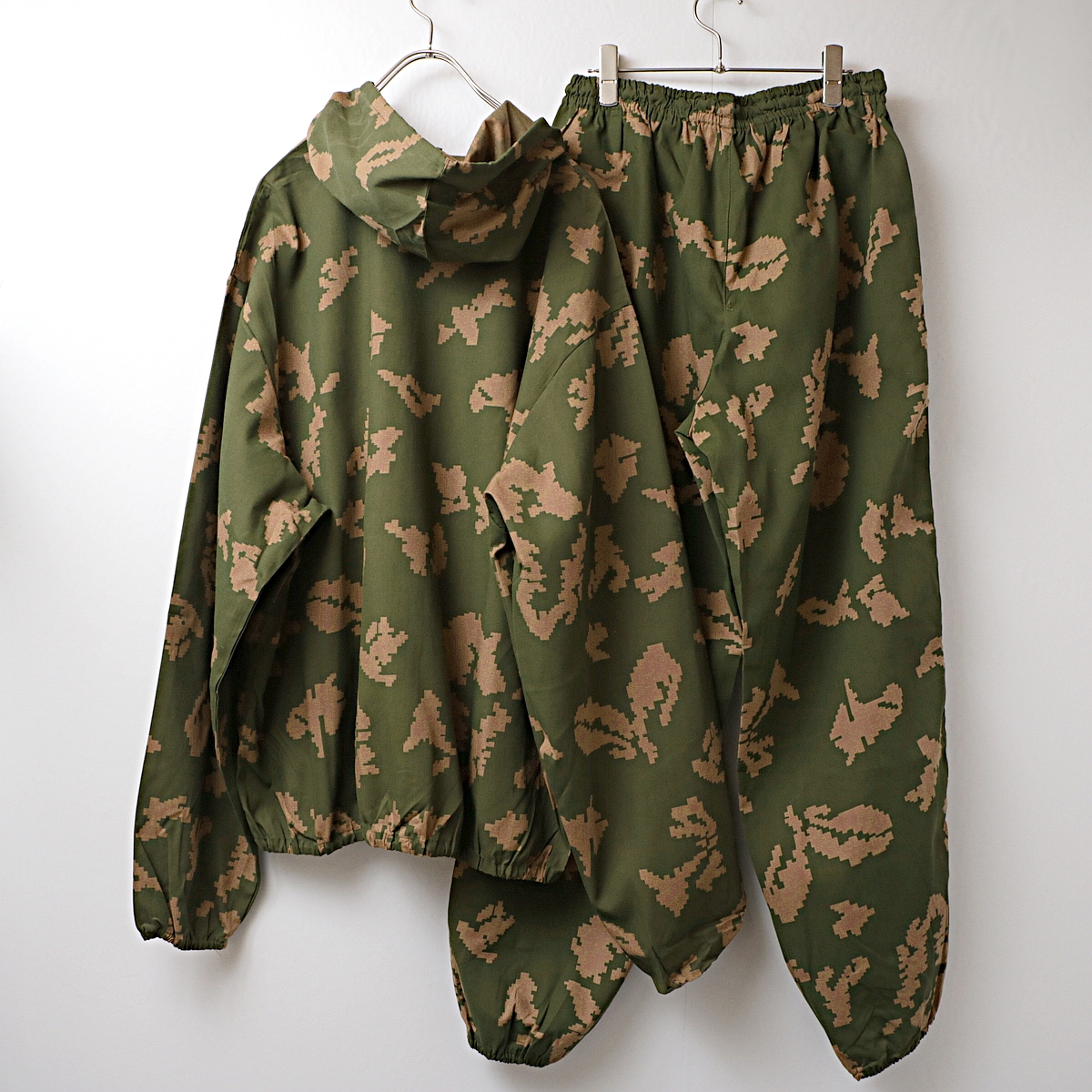 旧ソ連 ロシア軍 KLMK 迷彩 Berezka ジップ パーカー イージーパンツ