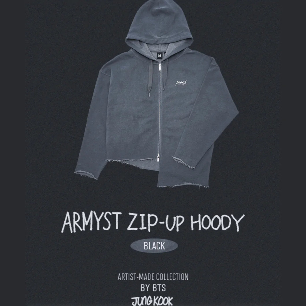 ARTIST MADE COLLECTION - JUNGKOOK ARMYST BLACK HOODY (M SIZE