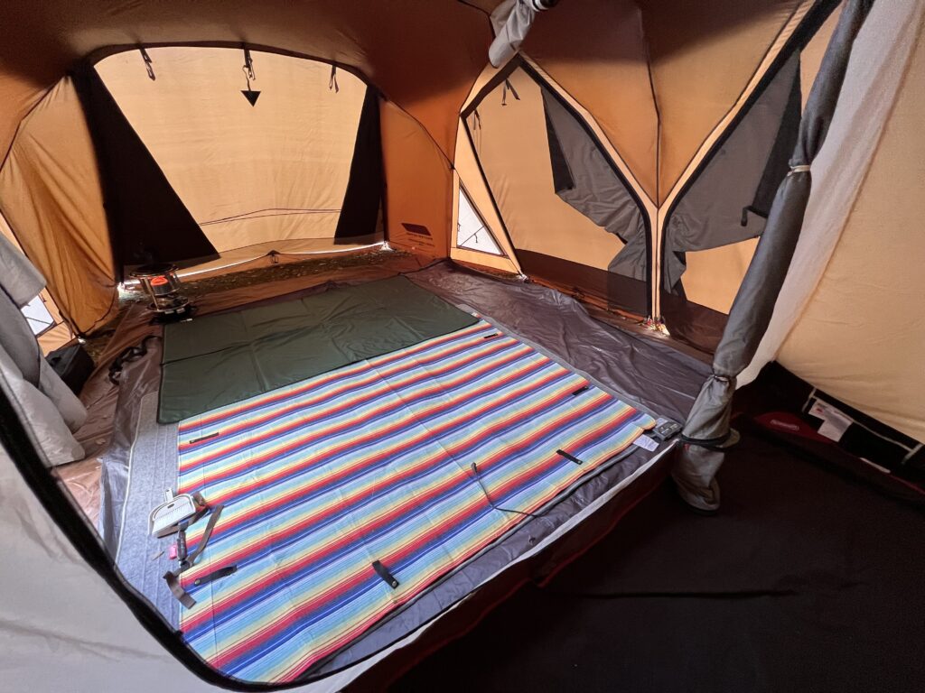 コクーン3でお篭りお座敷キャンプをする方法 坊主キャンパー