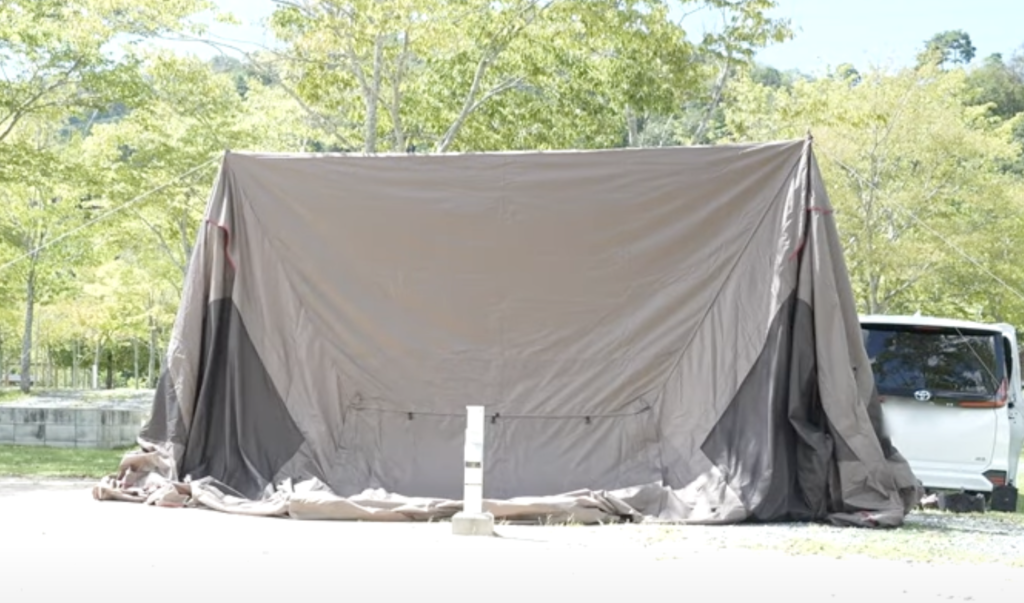 ランドベース6Pro.はファミリーキャンプに最適 坊主キャンパー