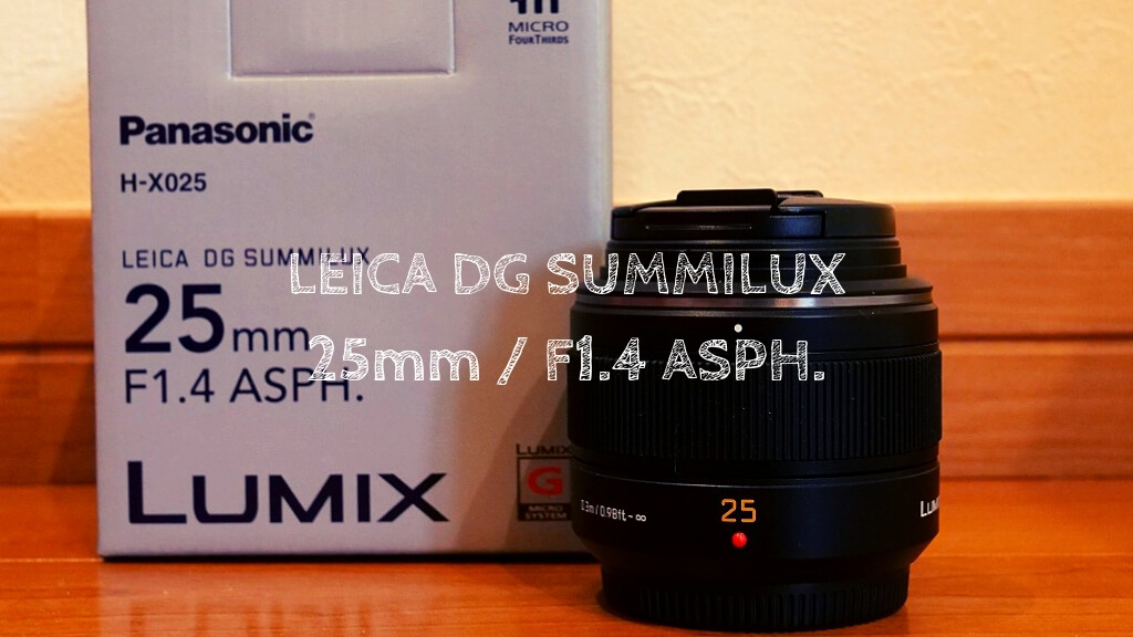 LEICA DG SUMMILUX 25mm / F1.4 ASPH.』レビュー！撒き餌レンズのG