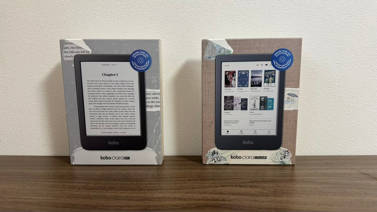 Kobo Clara BWとKobo Clara Colourを比較レビュー！買うならどっち
