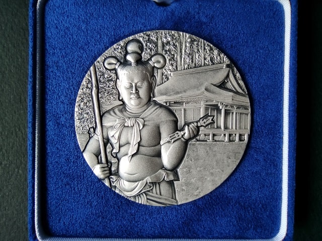 造幣局 国宝章牌 高野山 金剛峯寺の紹介（2011） | 金銀砂子・造幣局の