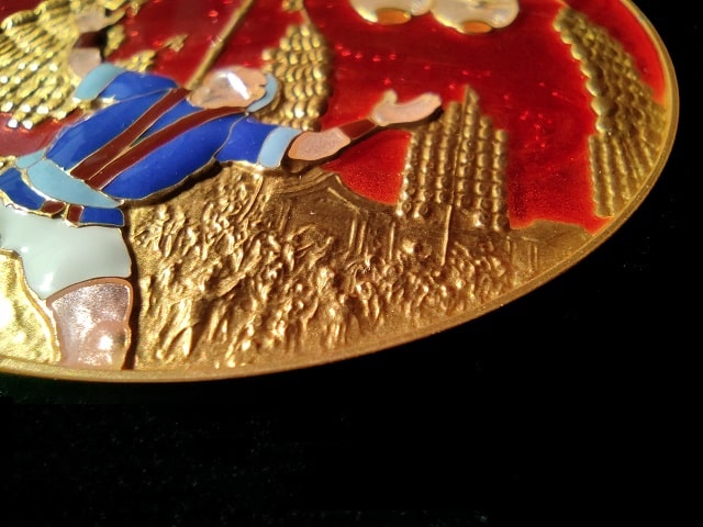 造幣局 七宝章牌 秋田竿燈まつりの紹介（2014） | 金銀砂子・造幣局の