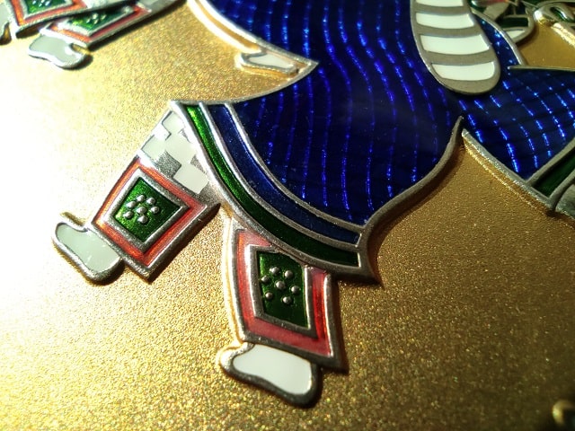 造幣局「崑崙八仙」七宝入り銀章牌の紹介 | 金銀砂子・造幣局の金属