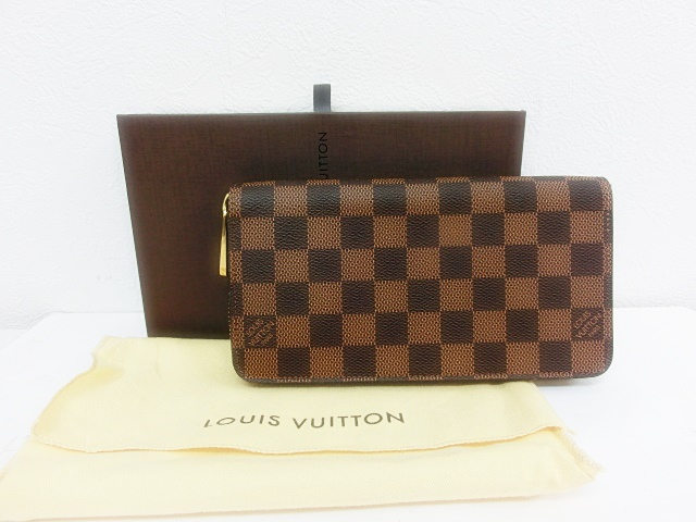 LOUIS VUITTON ルイヴィトン ジッピーウォレット ダミエ 長財布【中古