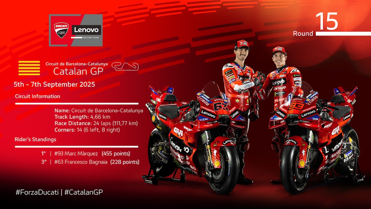 ドゥカティ カタルーニャでコンストラクターズタイトル 6連覇に王手