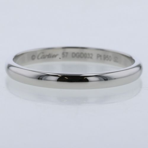 カルティエ リング 指輪 1895 ウェディング 幅約2.5mm B4012500