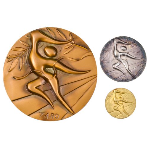 第20回ミュンヘンオリンピック 大会記念 公式参加メダル 金・銀