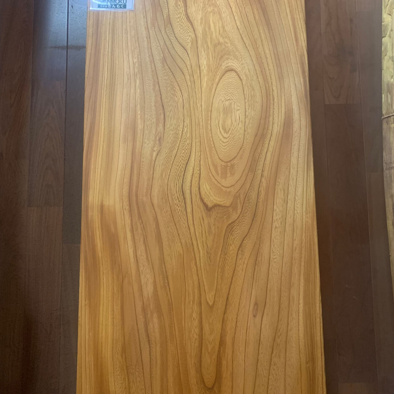 けやき一枚板 3600×480×65㎜【オイル塗装 仕上げ済み】 | 一枚板x