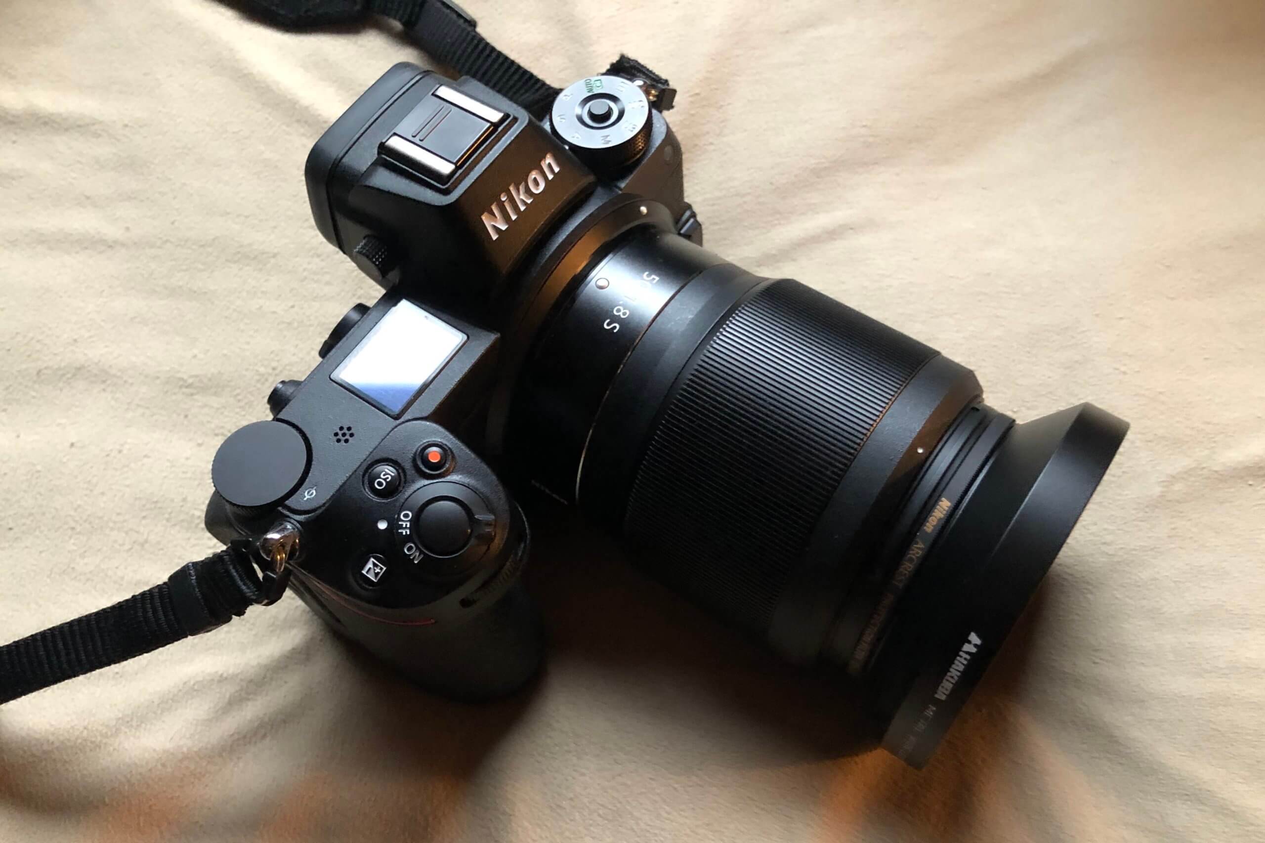 Nikkor Z 50/1.8Sのフードをコンパクトにしたくて、HAKUBA製ワイド