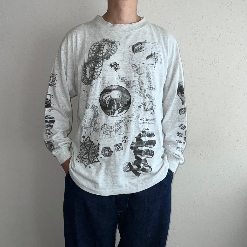 90s M.C Escher Long T-shirt Made in USA – KIARIS vintage&closet
