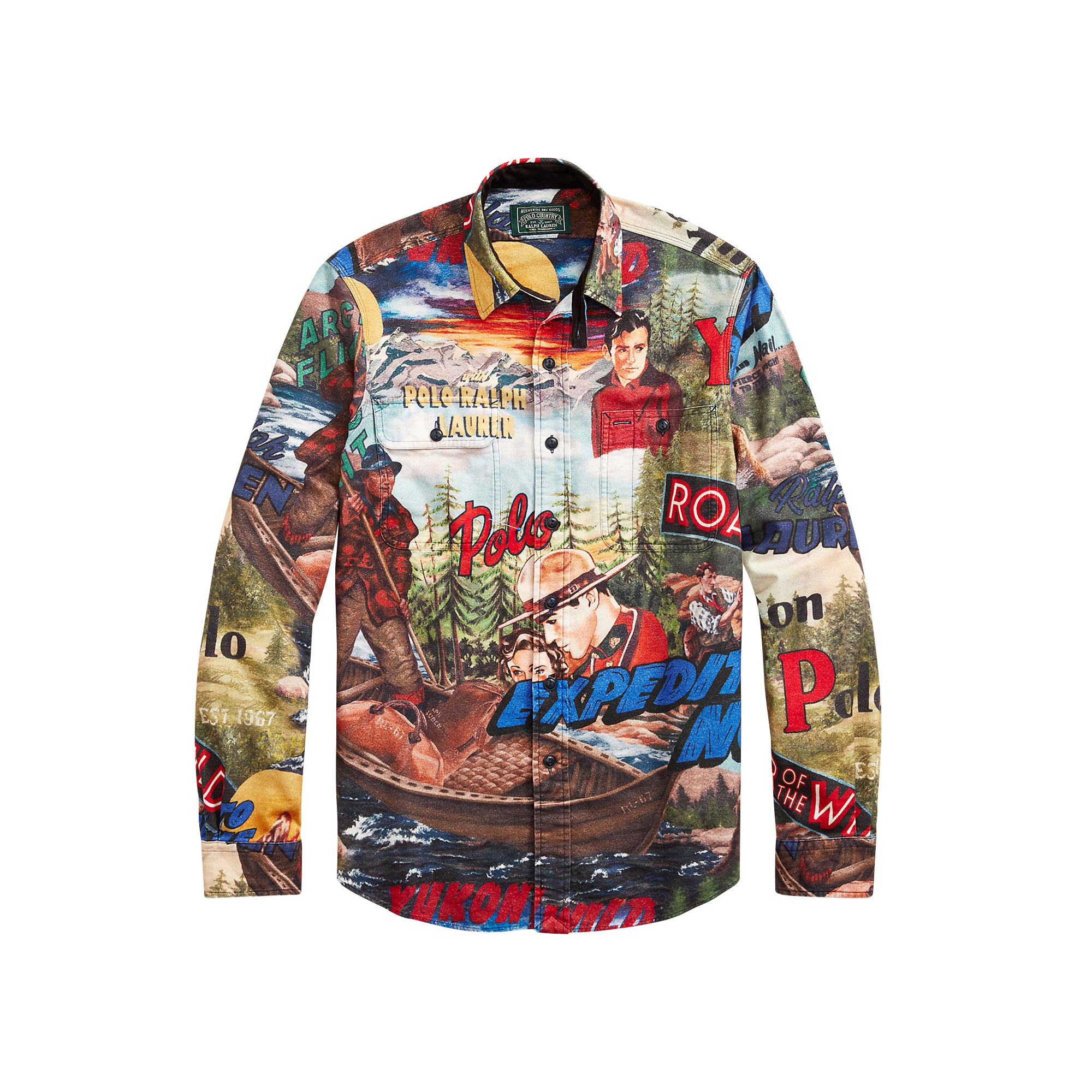 Polo Polo Ralph Lauren Classic Fit Expedition-Print Workshirt