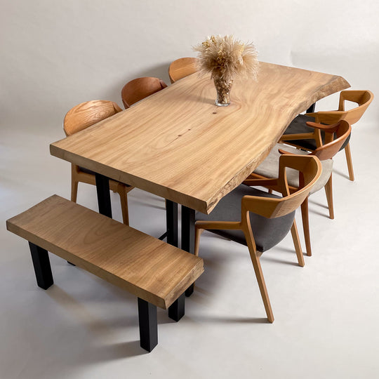 楠一枚板ダイニングテーブル｜鬼童銘木（KIDOMEIMOKU） – 【公式】鬼童