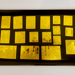 K24 切手 日本郵便 松本徽章工業 17枚の買取実績【金・貴金属の買取