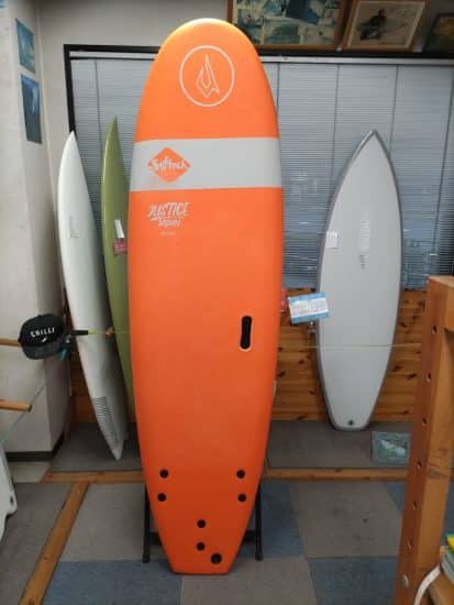 中古】JUSTICE surfboard x SOFTECH model(6'6×22 1/4×3) NO.T423