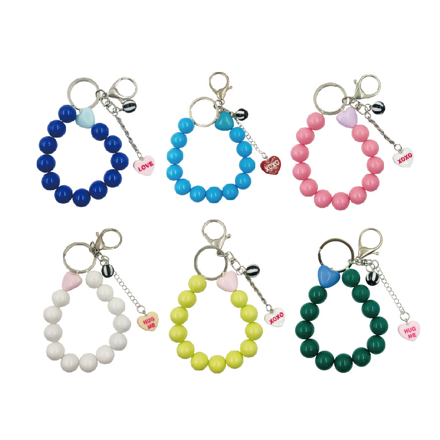 キャンディー カラー ビーズ ストラップ / candy color beaded strap