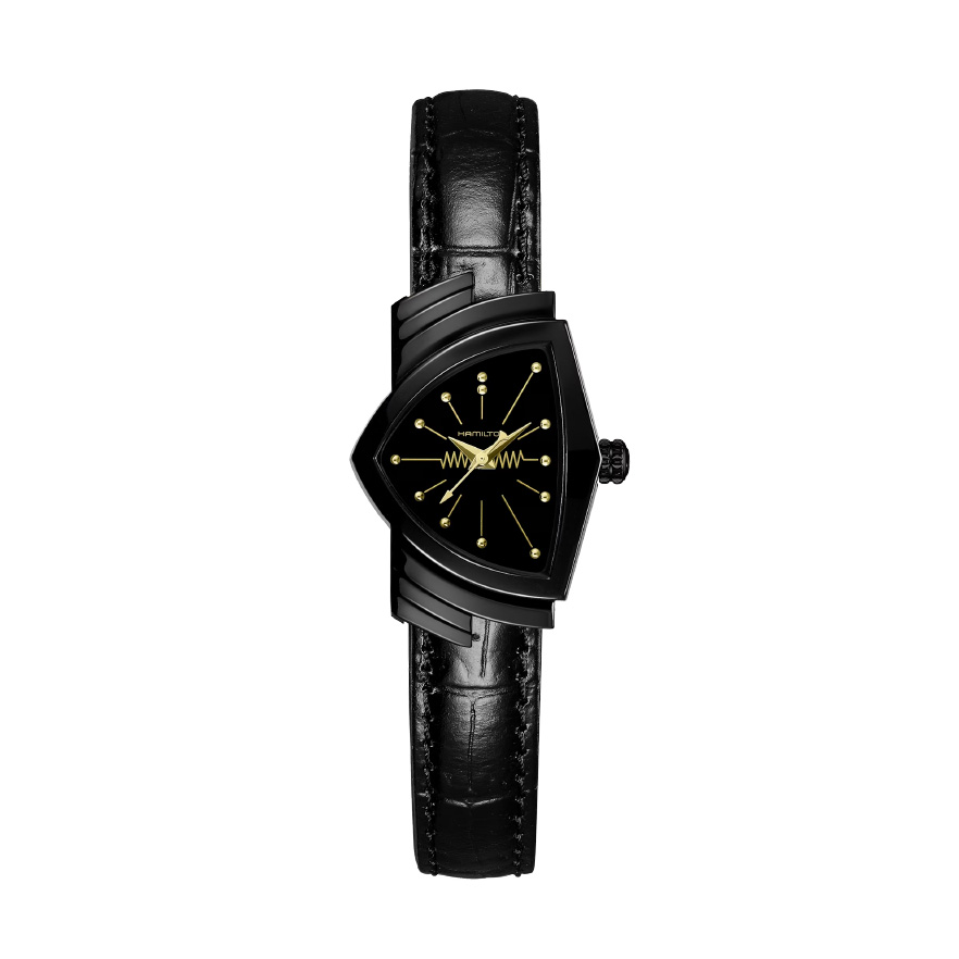 ベンチュラ S クォーツ「ブラック＆ゴールド」Ref.H24201730 | 岸田時計店