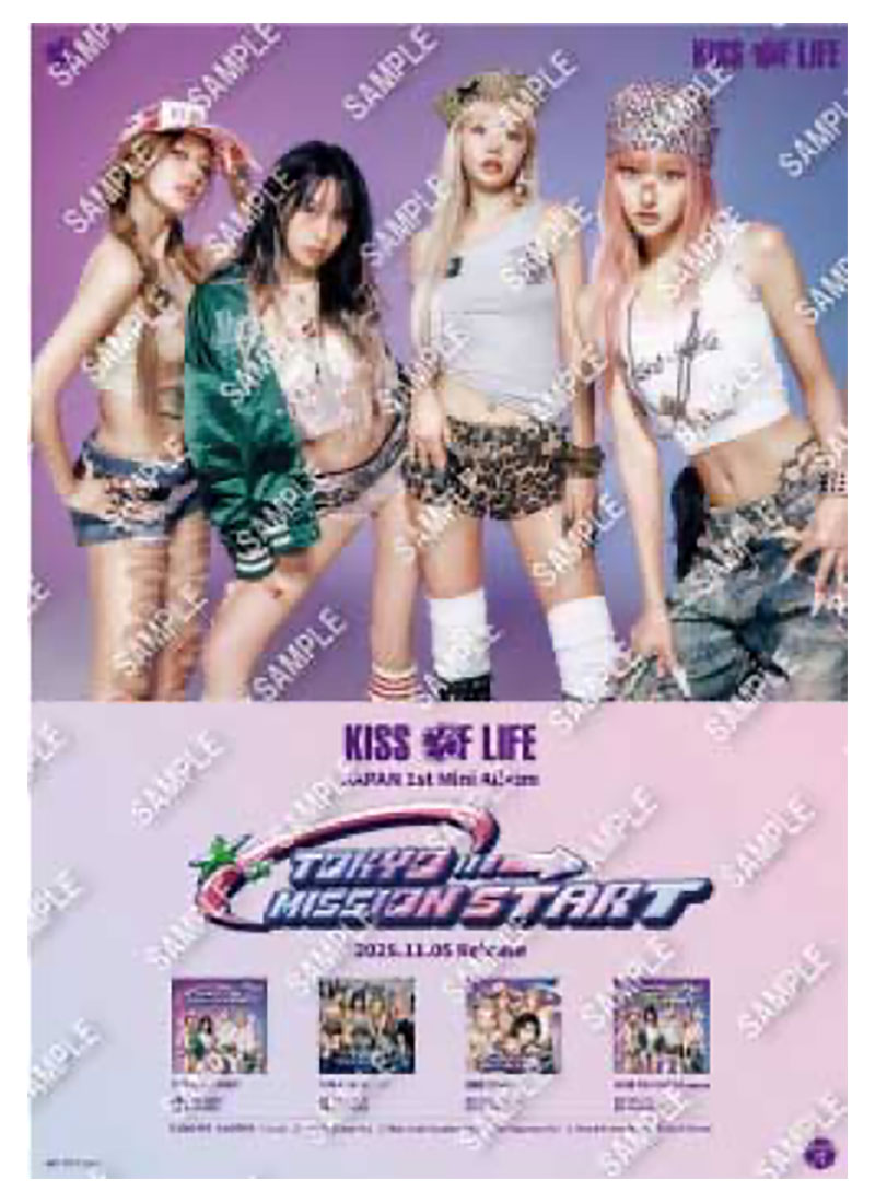 KISS OF LIFE JAPAN 1st Mini Album『TOKYO MISSION START』(11/5発売