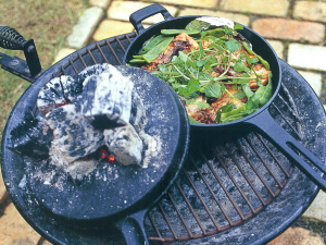 南部鉄器 及源 ダッチオーブン天火 24cmグリルスキレット F-411 の通信