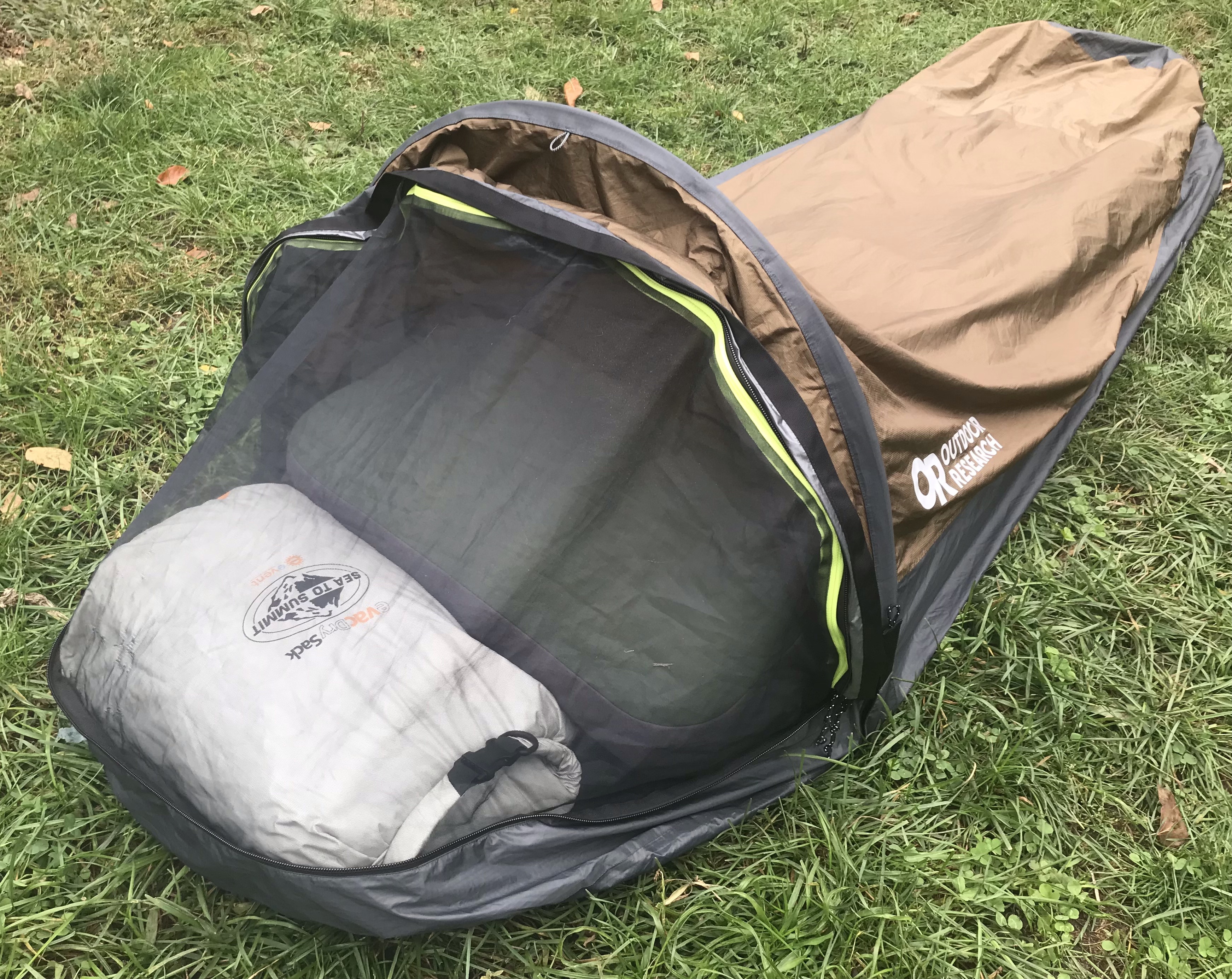 Gear Review: Outdoor Research Helium Bivy – Kitchi-Gami