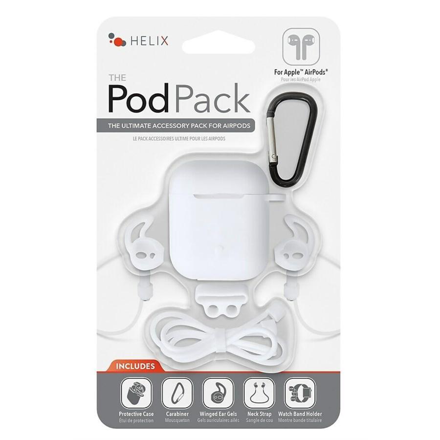 Helix Pod Pack for Apple Airpods - White | kite+key, Rutgers Tech