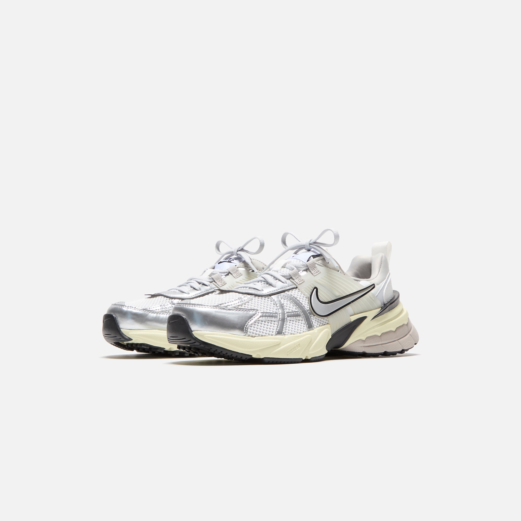 Nike V2K Run - Summit White / Metallic Silver – Kith