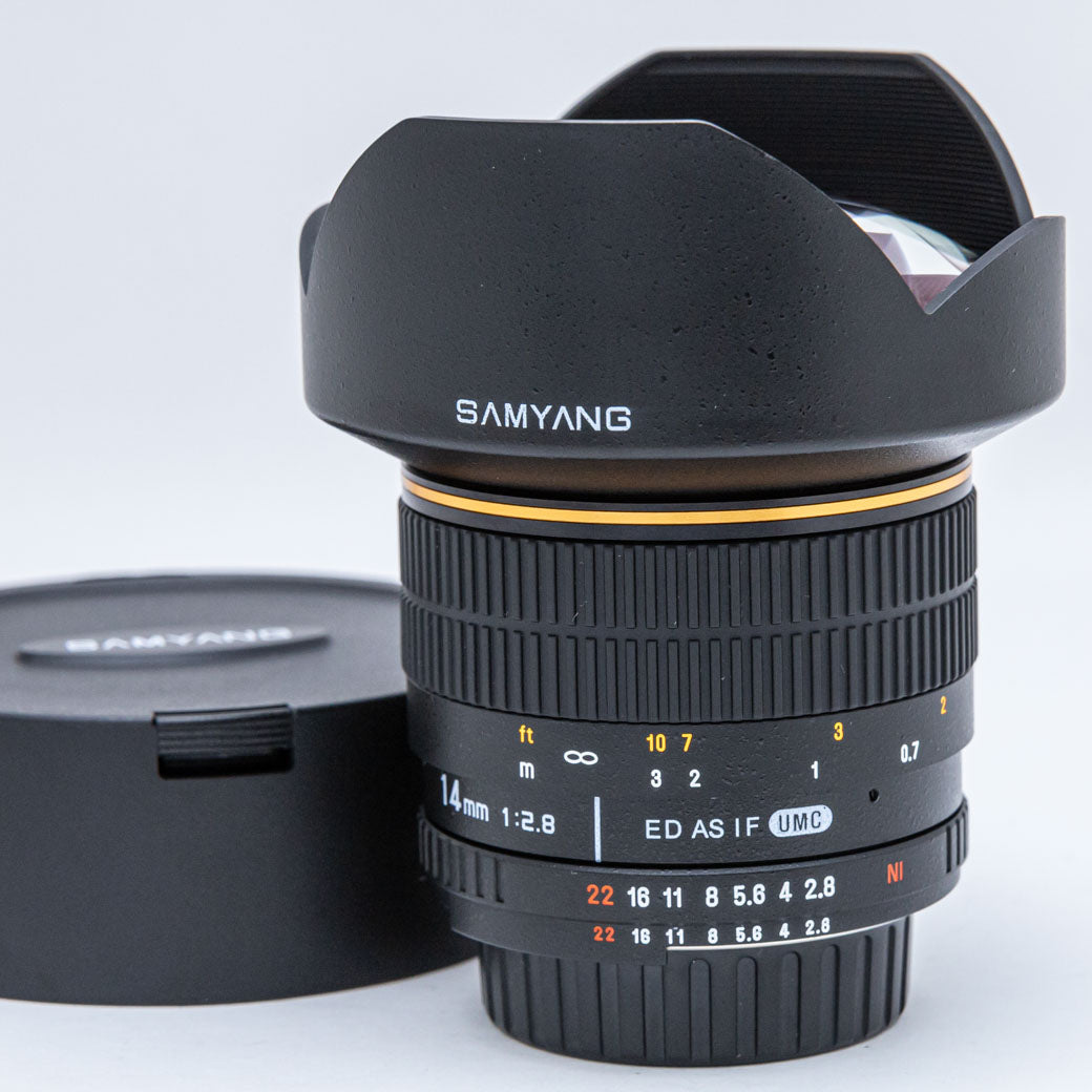 SAMYANG 14mm F2.8 ED AS IF UMC Nikon F用 – ねりま中古カメラきつね堂