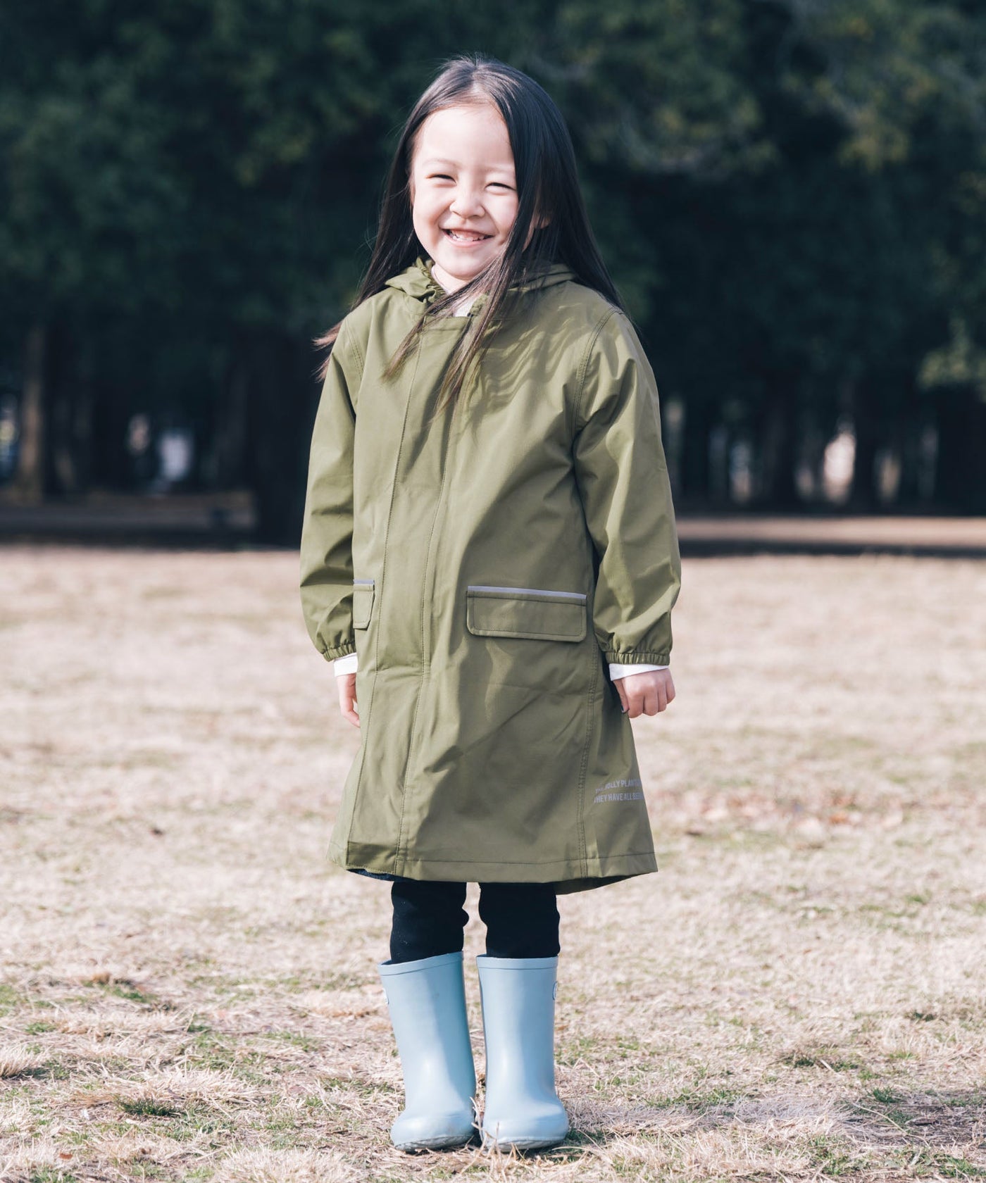 オンラインショップ限定】【ランドセル対応】キッズレインコート K137