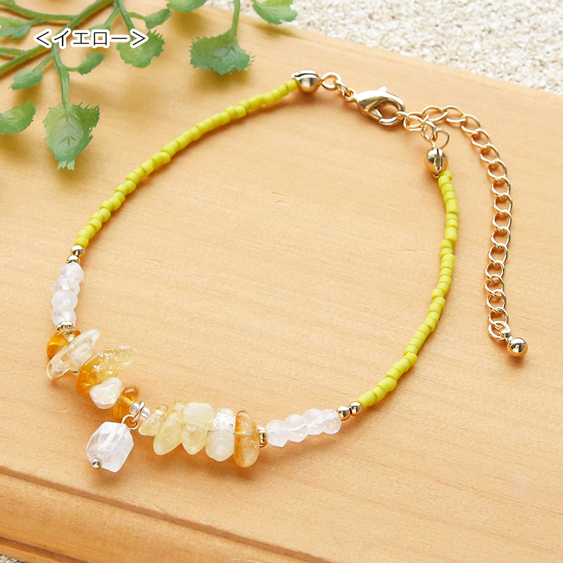 キット 天然石のポップカラーブレスレット(KR1159) – 貴和製作所