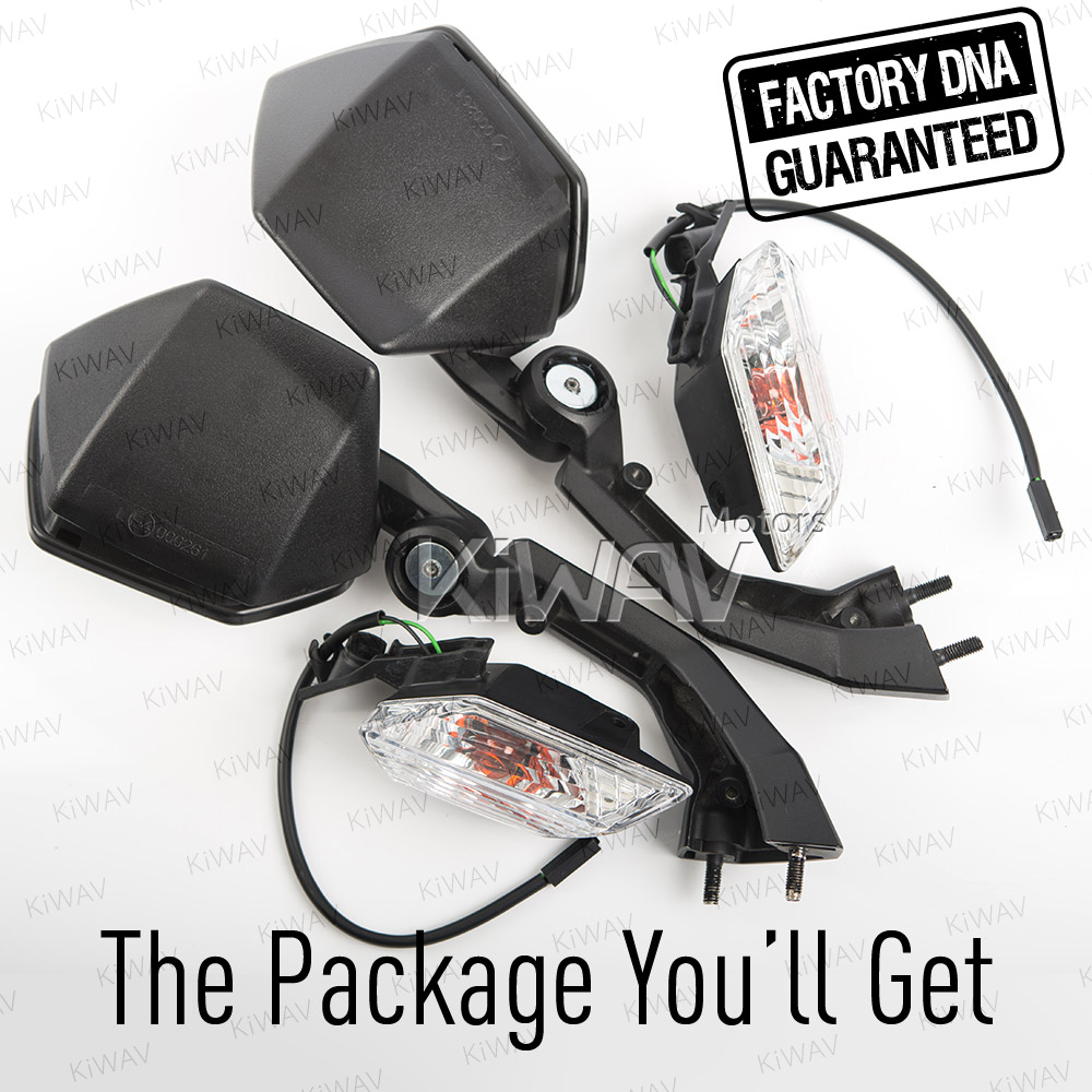 Kawasaki ZX-10R 純正ウィンカーミラー左右セット