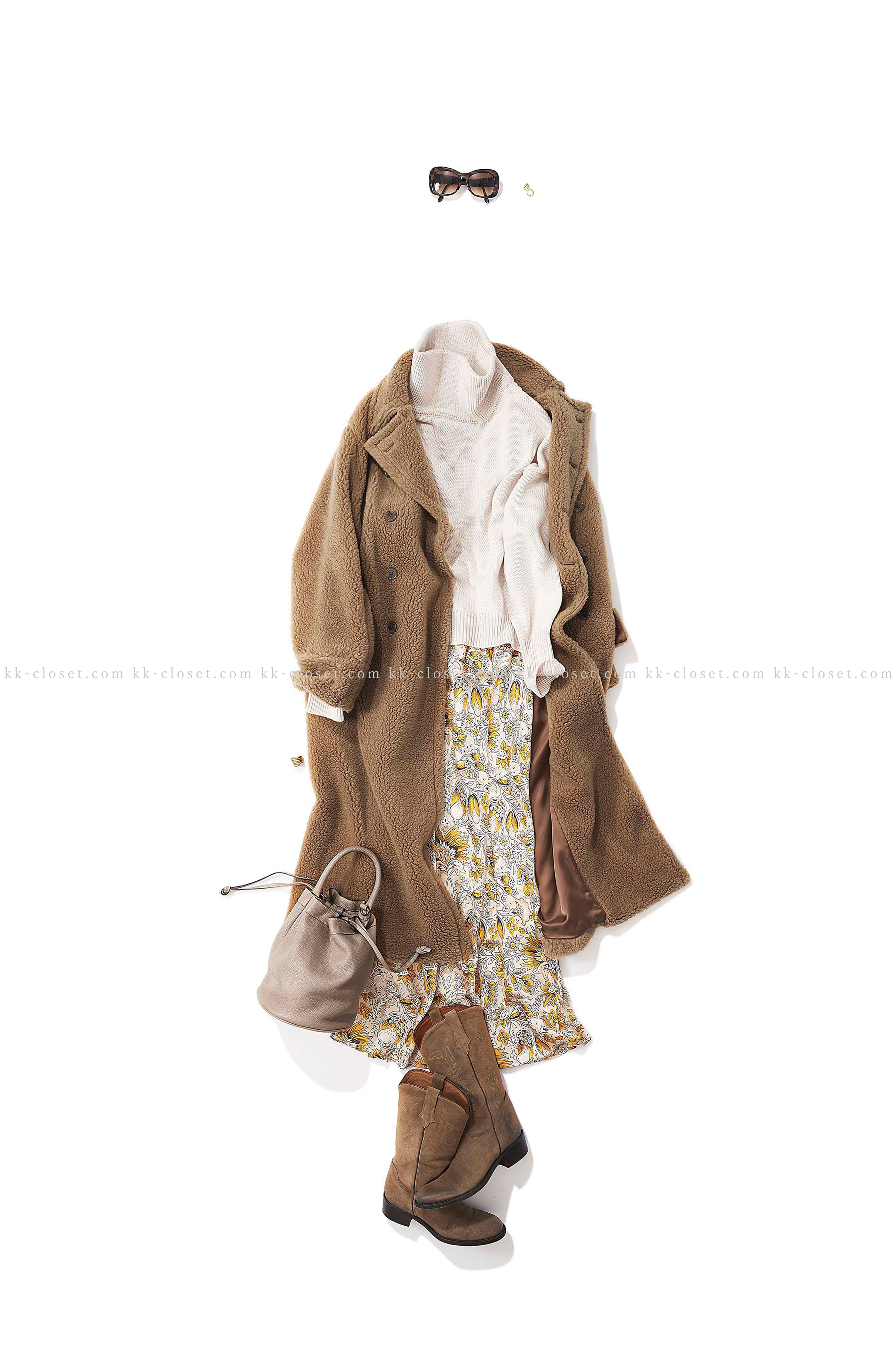 ボアロングコート / OUTER / Kyoko Kikuchi's Closet | 菊池京子の