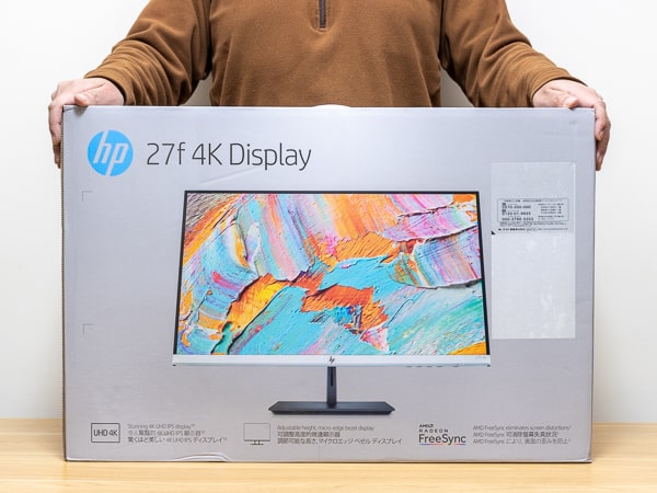 HP 27f 4Kディスプレイレビュー：セール時が狙い目の低価格4K