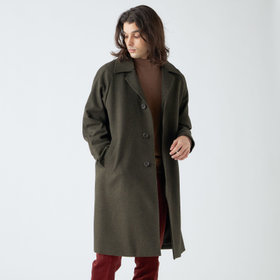 stanley blacker new york】【秋冬】リサイクルウールバルカラーコート
