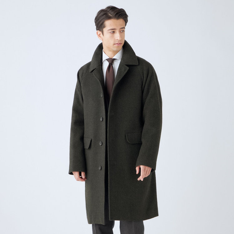 KANSAIMAN collection】【レギュラーフィット】ウールブレンド バルマ