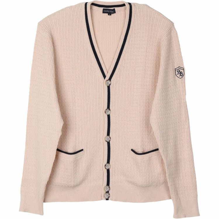 stanley blacker new york】リラックススタイルチルデンニット