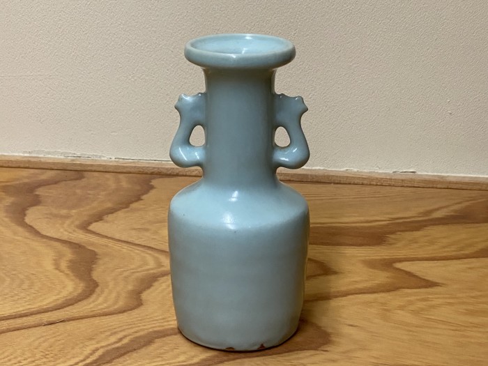 ◇砧青磁 双耳花瓶◇ | 愛知県名古屋市の骨董品・美術品の買取販売