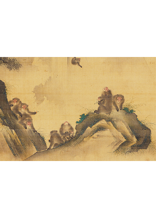 森狙仙 瀑下群猿図 | 古美術瀬戸
