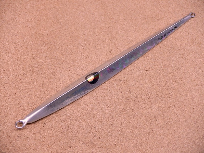 MC works'・KILLER JIG V LONG 240g/SYB-LOW 低輝度ミックスシルバー