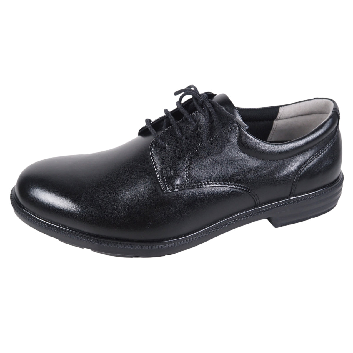 革靴 メンズ ビジネス 本革 軽量 柔らかい 外羽根 プレーントゥ 幅広