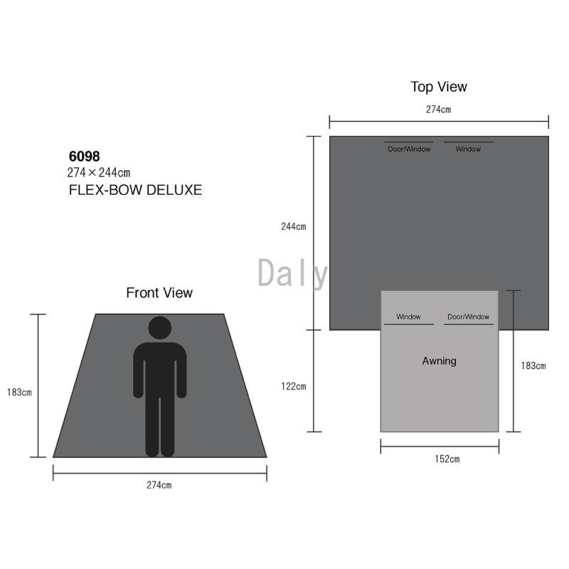 4人用 Flex-Bow Deluxe グランドシート付 コットンテント – KODIAK CANVAS