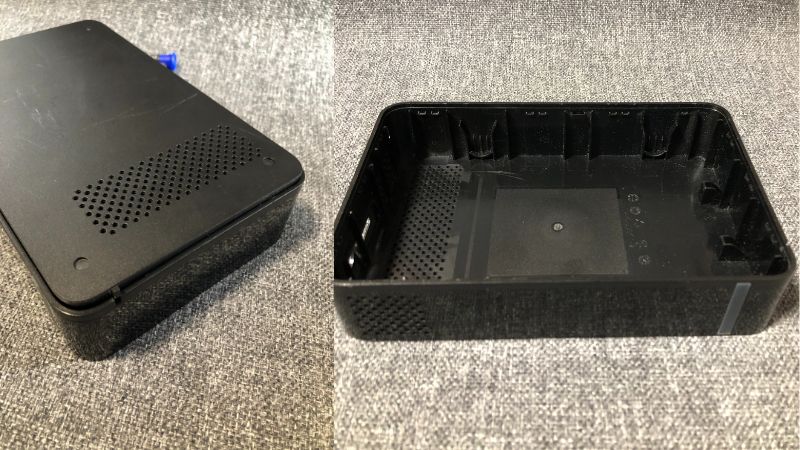 BUFFALO社製 外付けハードディスク HD-LCU3 (HD-LC3.0U3/N )のUSB端子