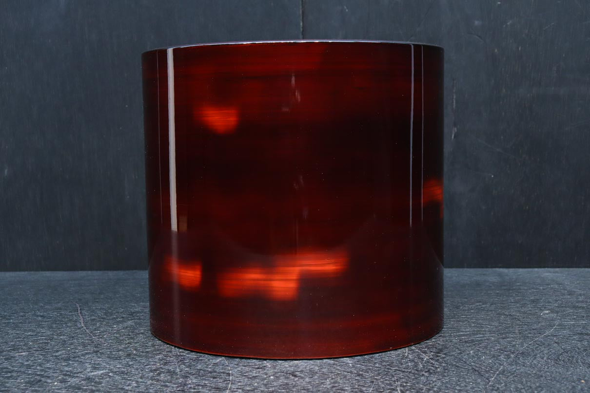 美しい艶色をした漆塗りの木製手あぶり火鉢 DC8742 在庫1個 – 古福庵