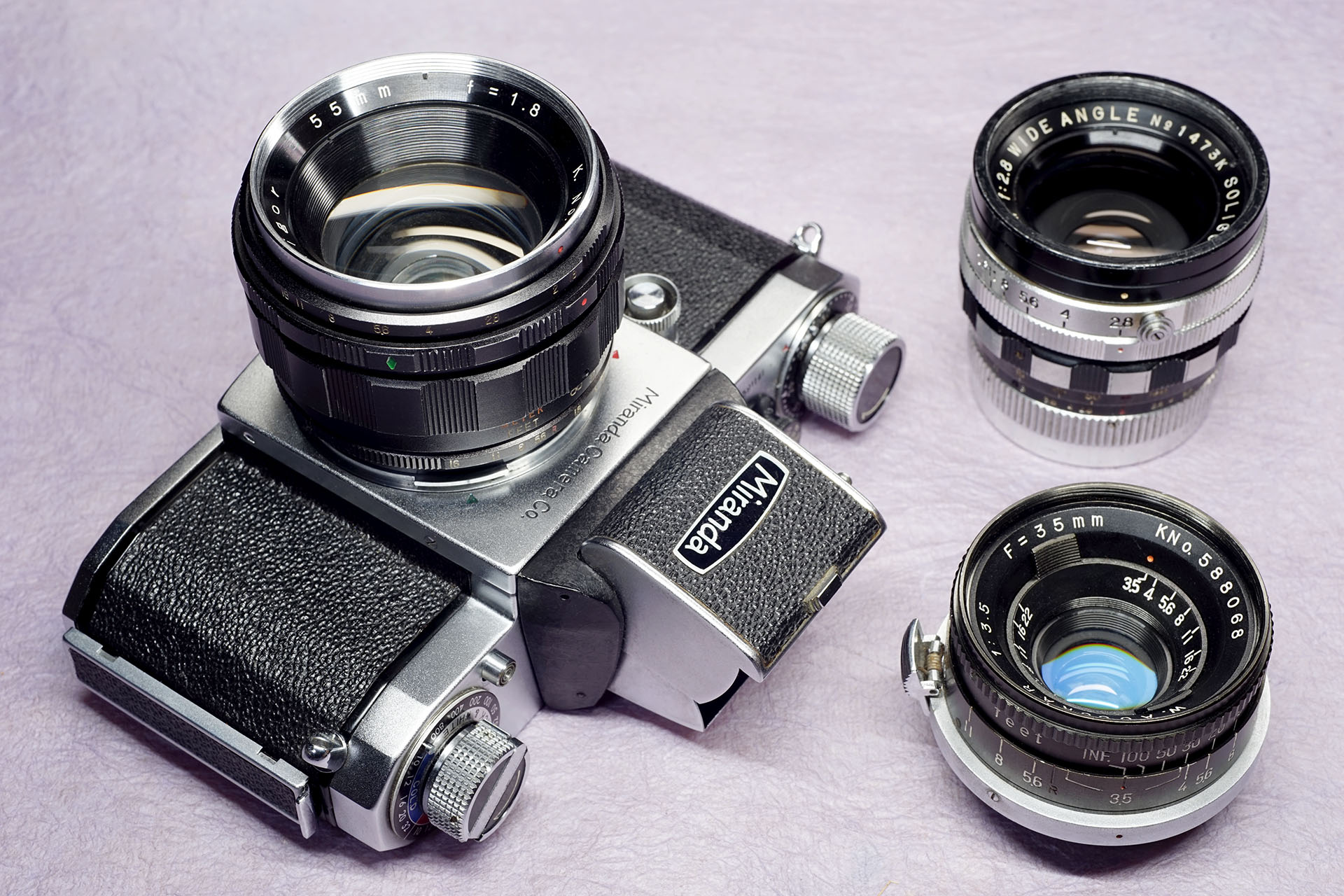 初期ミランダ用ソリゴールレンズとその周辺／さまざまな記号編（中編