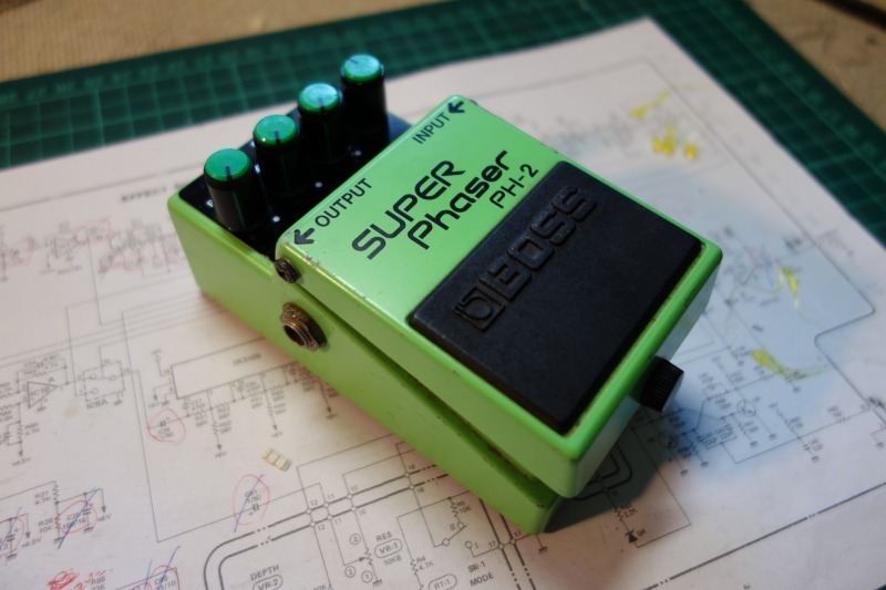 BOSS PH-2 SUPER Phaser（エフェクト音が出ません）」: こいち時間