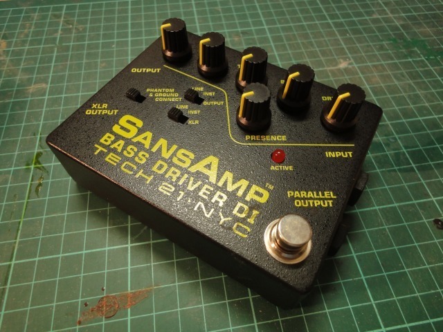 TECH21 SansAmp BASS DRIVER DI(フットスイッチ修理)」: こいち時間